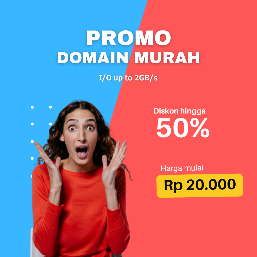 Promo Hosting, Domain & Cloud VPS Terbaru | WarnaHost - Promo Domain Murah WarnaHost