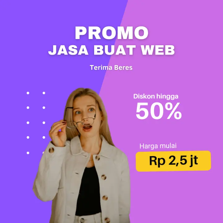 Promo Jasa Pembuatan Website WarnaHost