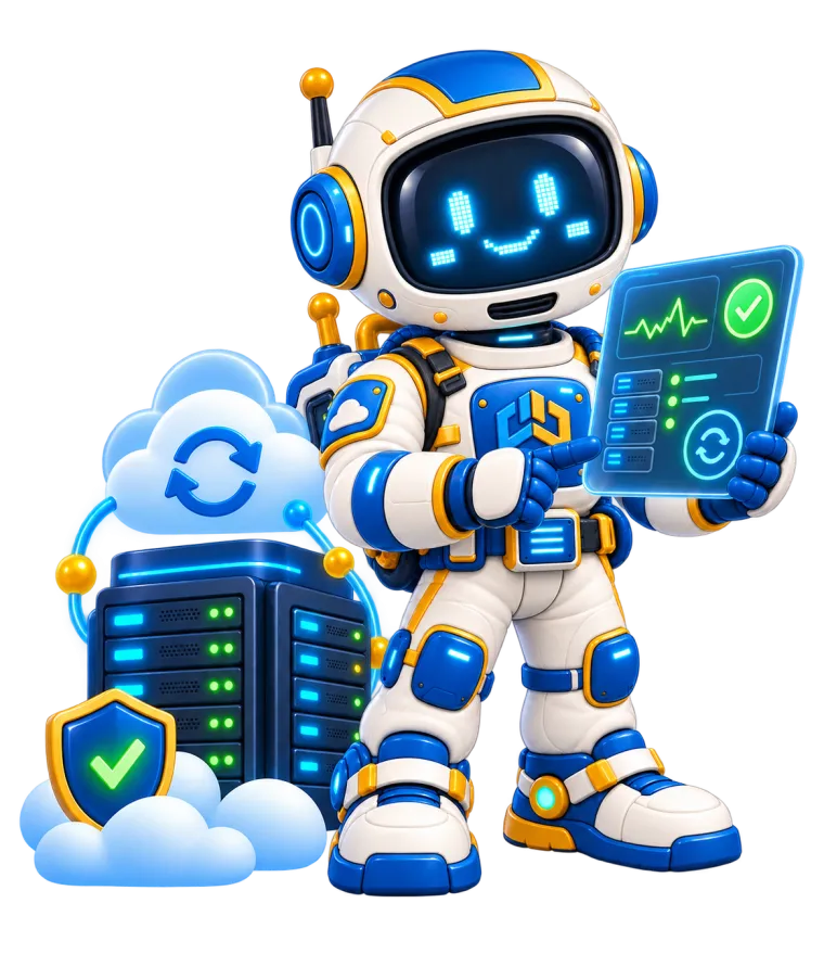 WAVI memantau Cloud VPS Managed WarnaHost melalui dashboard server